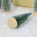 Christmas Decoration flocked Mini christmas tree ornament